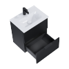 Elita STREET PLUS SET Szafka + umywalka 50 2S BLACK MATT PDW 168902/RE020500107160
